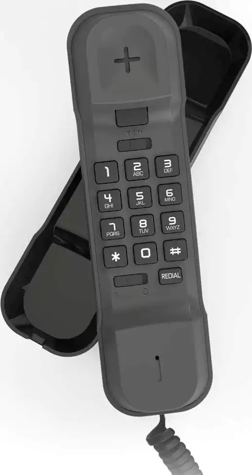 Alcatel Wired Landline Phone, Black, T06