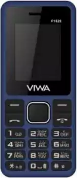 Viwa F1820 Dual SIM Mobile, 32MB Internal Memory, 32MB RAM, 3G Network, Black Dark Blue