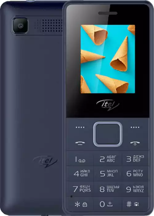Itel It2160 Mobile Phone, Dual SIM, 4 MB, 4 MB RAM, 2G, Dark Blue