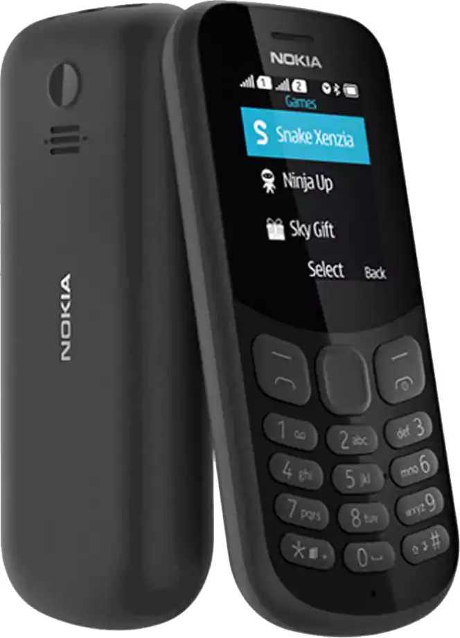 Nokia 130 Dual SIM Mobile, 8MB Internal Memory, 8MB RAM, 2G Network, Black