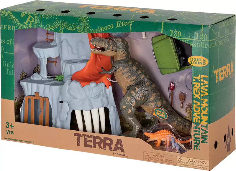 مجموعة ألعاب ديناصور T-Rex من لافا ماونتين