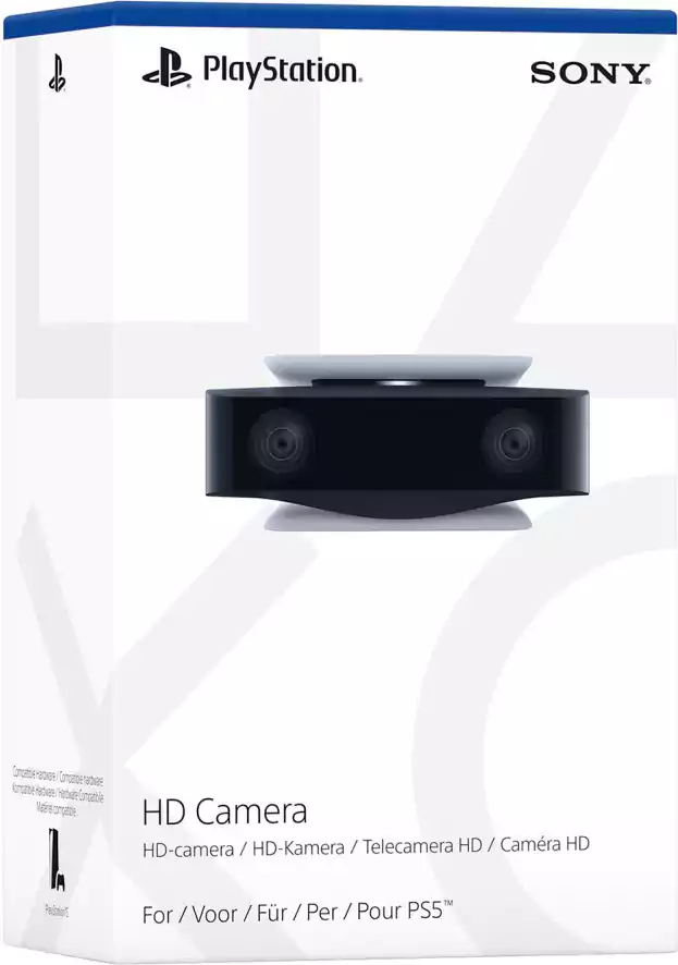 كاميرا سوني HD بلايستيشن 5، أسود × الأبيض CFI-ZEY1