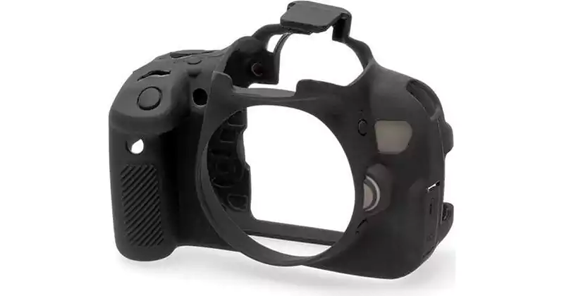 Silicone Camera Body Cover Protective Case for Canon 650D , Black