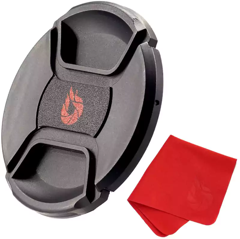 غطاء عدسة للكاميرا 49 ملم اسود