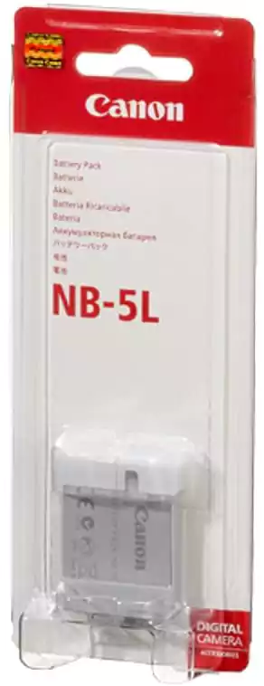Canon Camera Battery for Digital Camera, Lithium Battery for Longer Life, Black NB-5L
