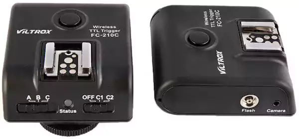 Viltrox Wireless Camera Flash Trigger, Portable Lighting Flash Trigger, Black FC.210C