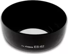 غطاء وواقي عدسة كاميرا التصوير كانون  لعدسة  62 مللي متر ، حماية فائقة من المطر والأتربة، أسود ES-62