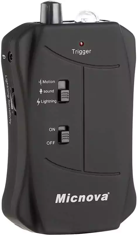 Micnova Rectangular Camera Flash Trigger, Portable Lighting Trigger, Black MQ.VTC