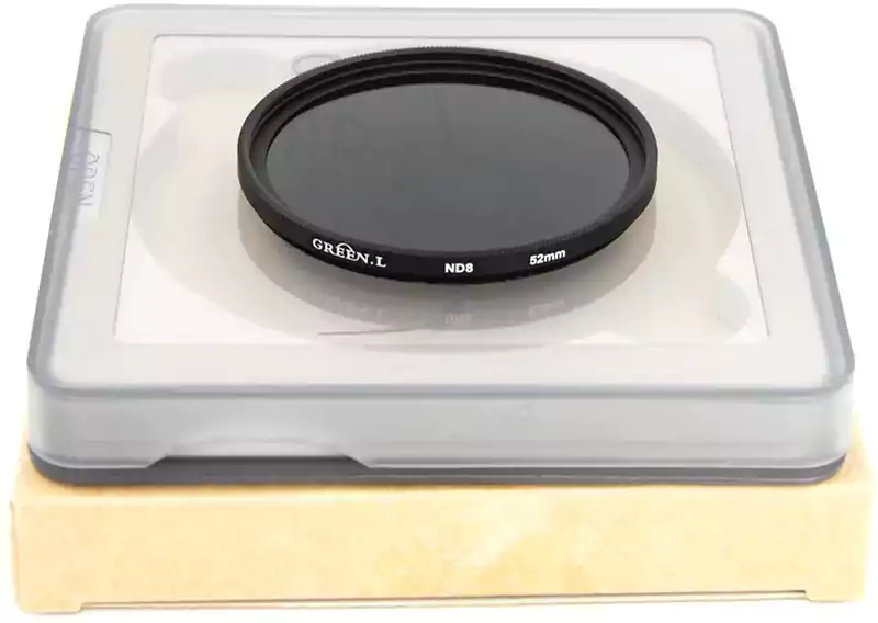 Green  UV Protection Camera Lens Filter 52mm, Shield & Lens Protector, Black ND8