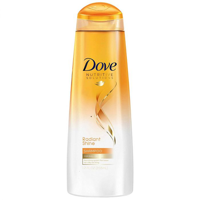 Dove  radiant shine shampoo 355 ml