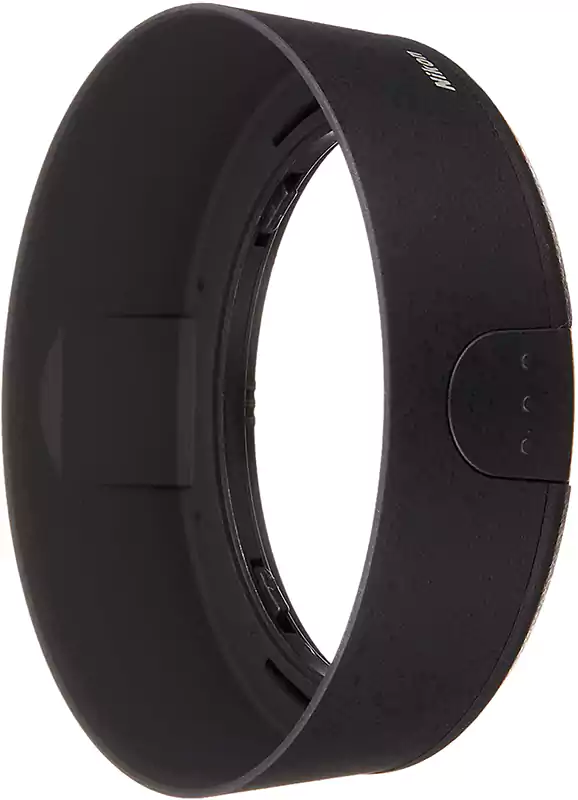 غطاء وواقي عدسة كاميرا التصوير نيكون  لعدسة  45 مللي متر ، حماية فائقة من المطر والأتربة، أسود HB-45