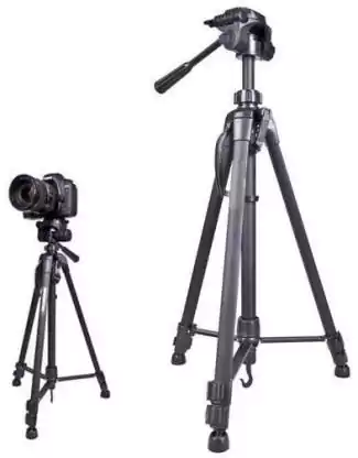 Durable 3D Video Camera Tripod, Extend Over 0.5m, Versatile, Black WT-3540