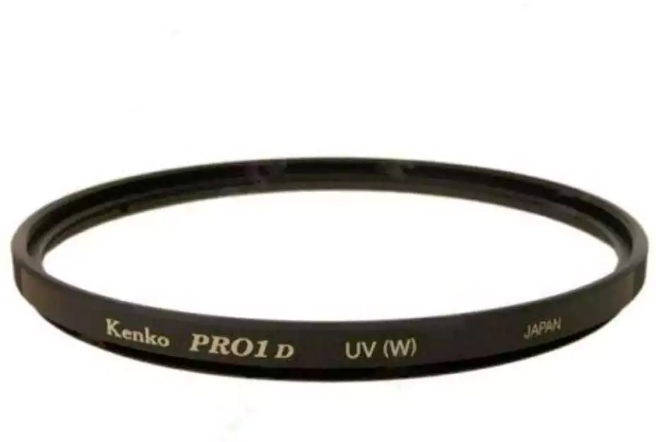 غطاء وواقي عدسة كاميرا التصوير كينكو  لعدسة  55  مللي متر ، حماية فائقة من المطر والأتربة، أسود