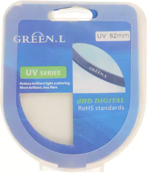 Green  UV Protection Camera Lens Filter 82mm, UV Filter & Lens Protector, Black