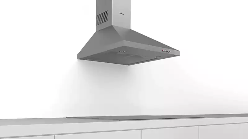Bosch pyramid built-in hood, 60 cm, 3 speeds, silver, DWP64CC50Z