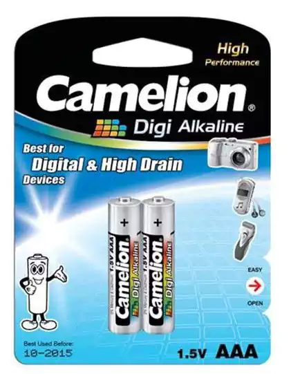 Camelion AAA Alkaline Batteries, LR03
