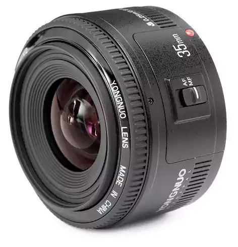 عدسة 35 مم متوافق مع كاميرا كانون فتحة عدسة 2 يونجنو YN35MM-F2