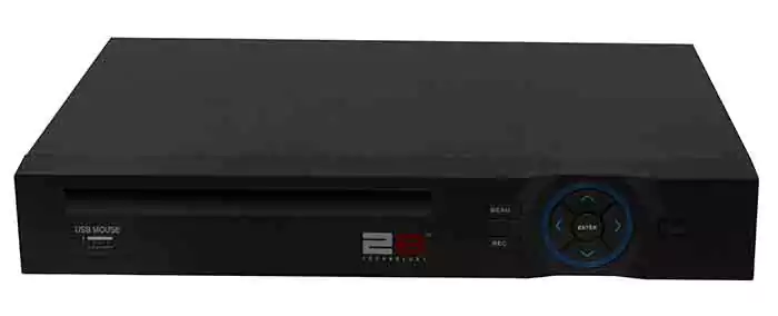 مسجل فيديو رقمي تو بي، 4 قنوات اتصال، CM.713، اسود