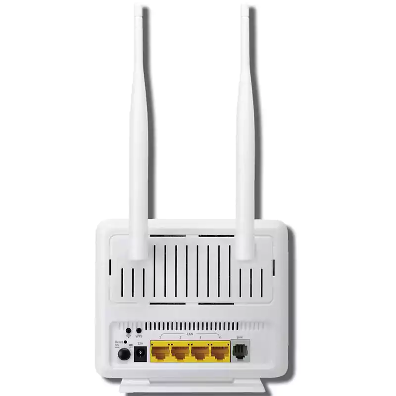 راوتر لاسلكي اديماكس + مودم، سرعات ADSL، الأبيض،EDAR-7286WNA