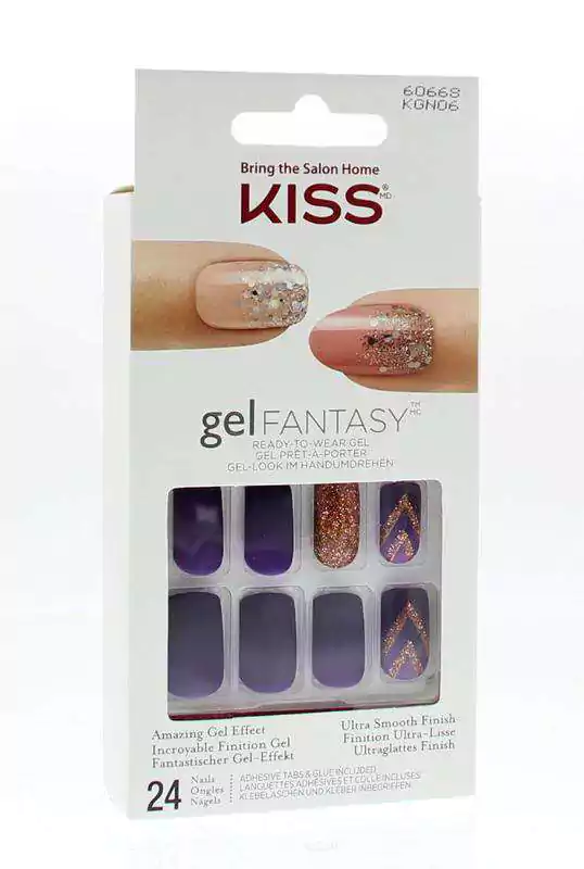kiss gel fantasy fake nails