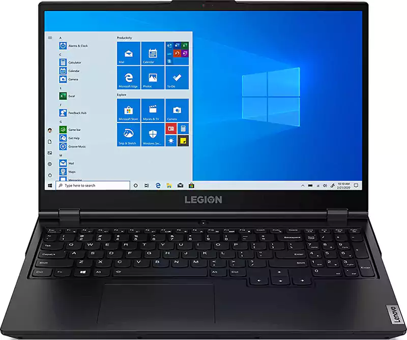 Lenovo Laptop Legion 5-15ARH05H, Ryzen5, AMD-4600H, 8GB Ram, 256GB SSD, NVIDIA GeForce GTX1660 TI, 15.6 Inch FHD IPS Display, Windows, Black
