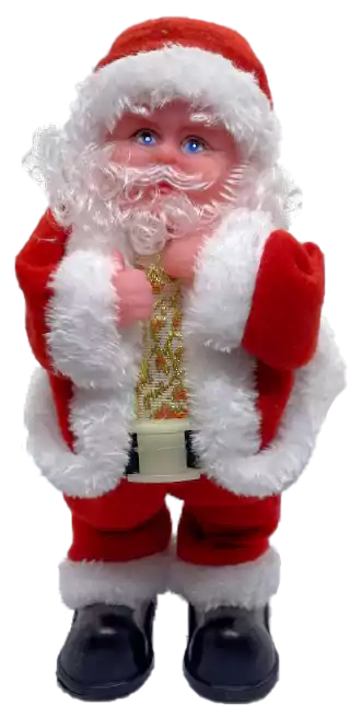 Red Animated Santa Claus Figure - 10-4082