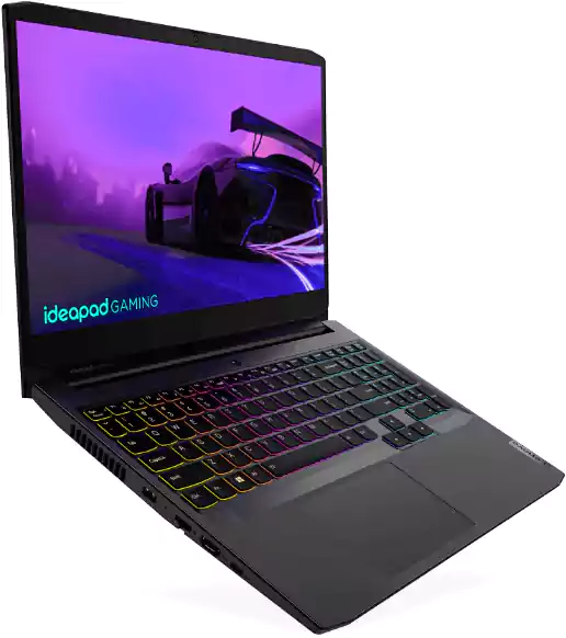 Lenovo Laptop Ideapad Gaming 3, 11th Gen, intel Core I7, 16GB Ram, 1TB HDD + 256GB SSD, Nvidia RTX 3050, Display 15.6 Inch FHD IPS Display, Windows 10, Black