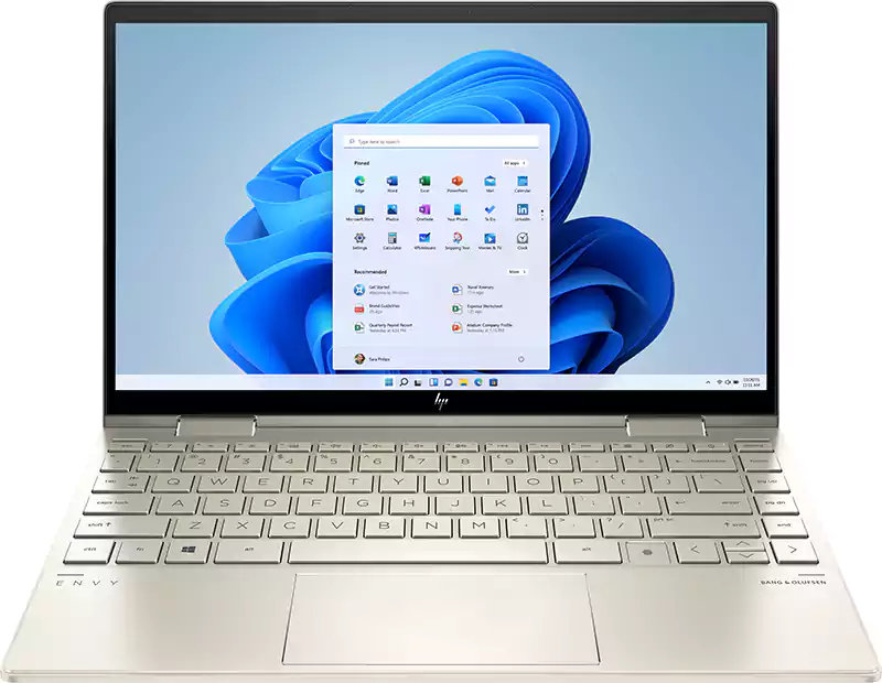 HP Laptop Envy13-BD0063DX, 11th, Intel Core I5, 8GB Ram, 256GB SSD, Intel® Iris® X, 13.3 Inch FHD, Win 10, Gold