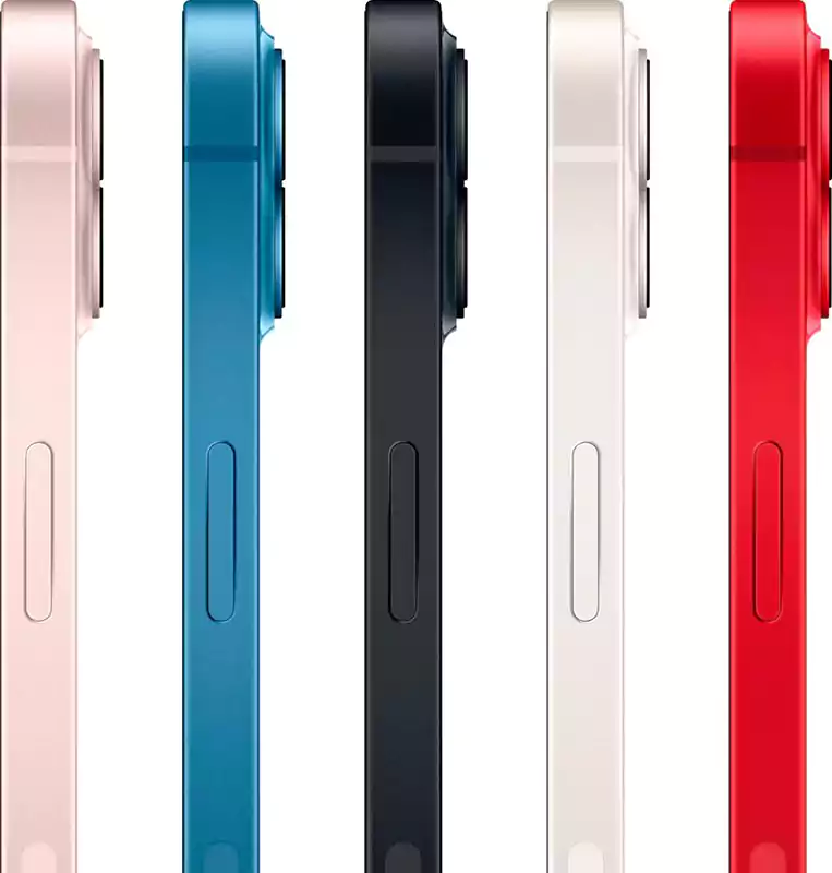 موبايل ايفون 13، شريحة واحدة، ذاكرة داخلية 128 جيجابايت، رامات 4 جيجابايت، شبكة الجيل الخامس، إيه بي إم، وردي