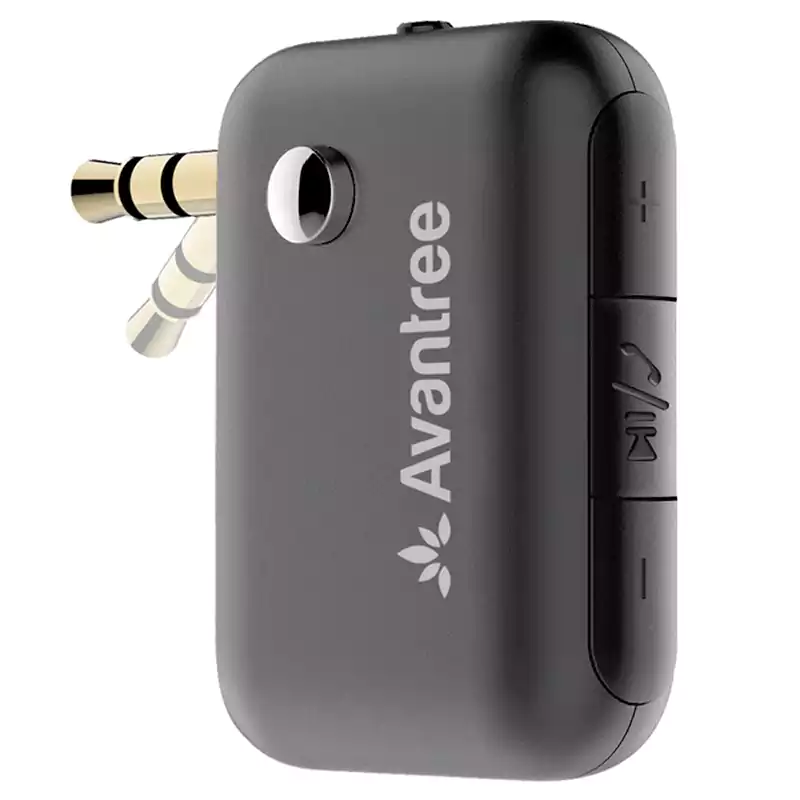 Avantree fast charger and car kit for mobile phones and tablets, Black  MP405