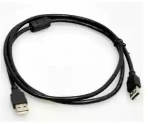 USB charger cable, fast charging, 1.5 m, black
