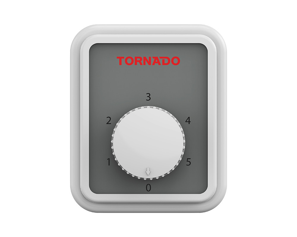 Tornado Ceiling Fan, 56 Inch, 5 Speeds, White, TCF56WW