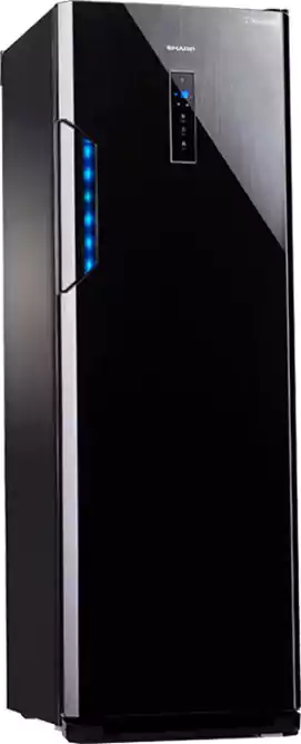 Sharp Upright Freezer, No Frost, 7 Drawers, Inverter, Digital Touch Screen, Black,   FJ-EC27(BK)