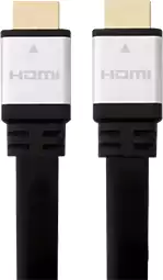ICONZ HDMI CABLE 5M BLACK.SILVER FLAT IMN.HC35KS